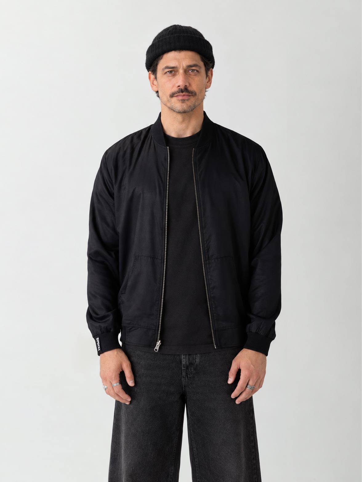 Laslo Reversible Bomber Jacket Eclipse/Black