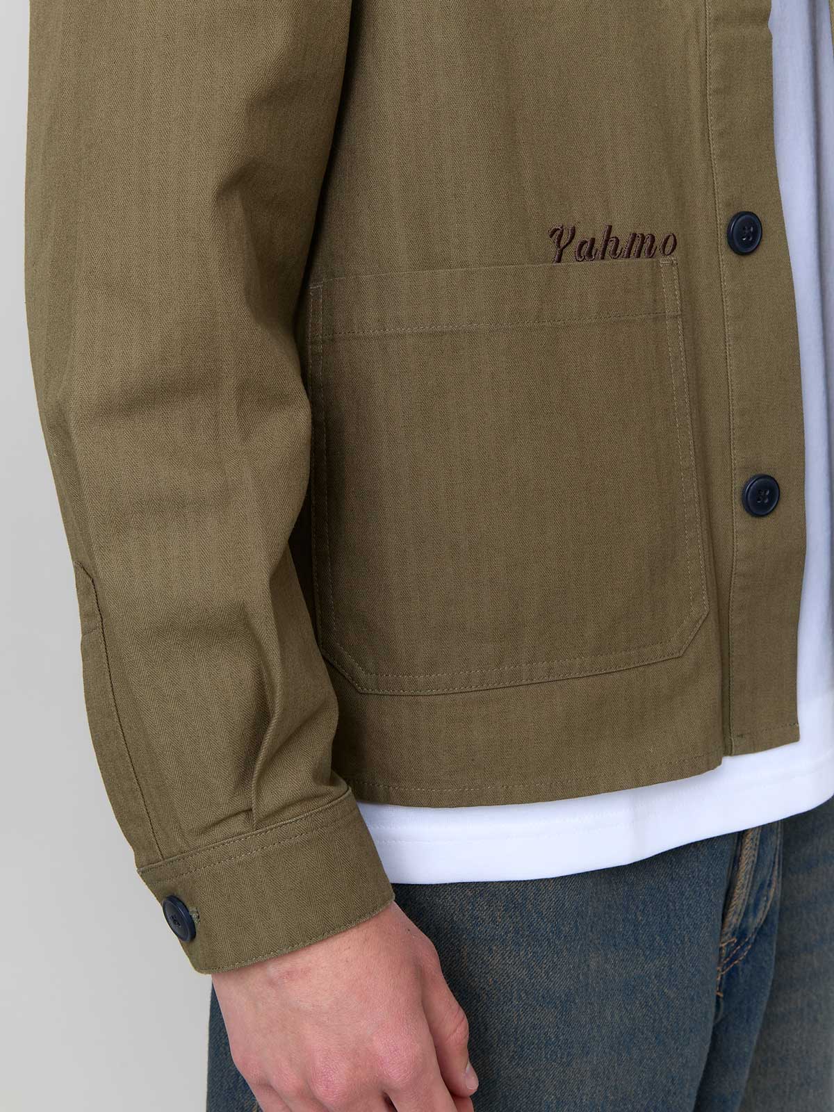 Fritz Embroidered Workwear Jacket olive