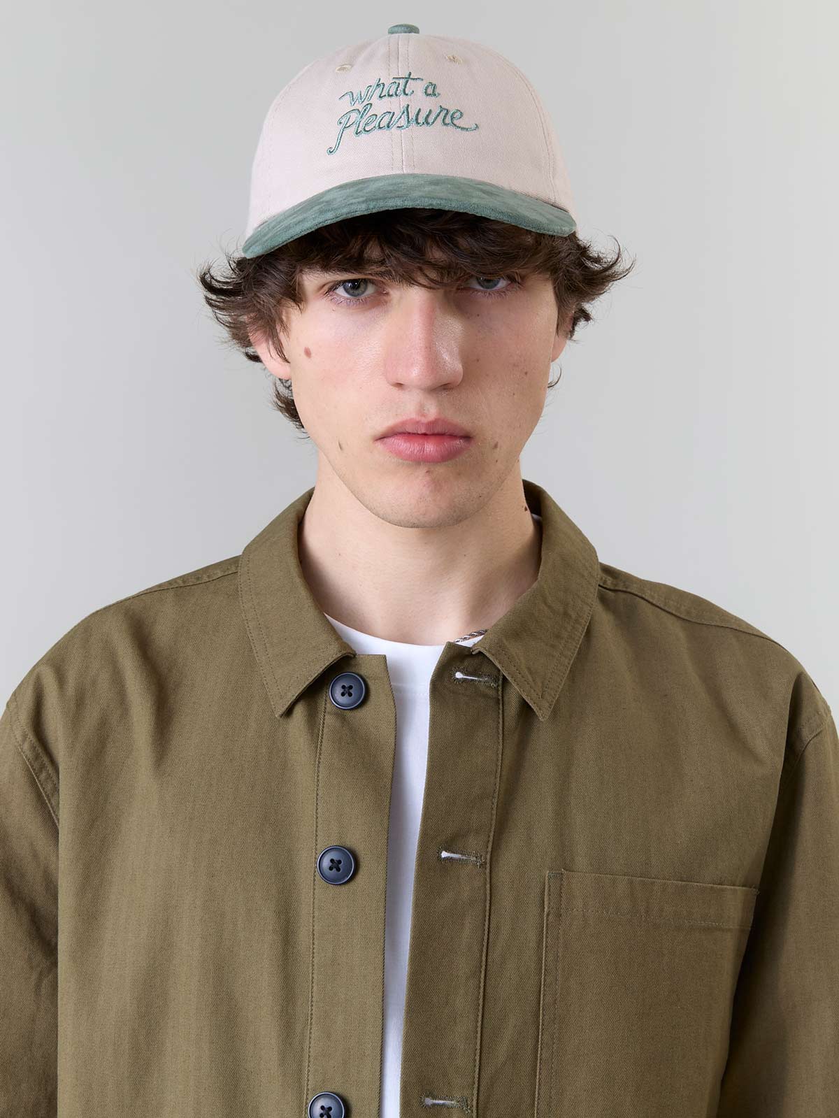 Fritz Bestickte Workwear Jacke oliv