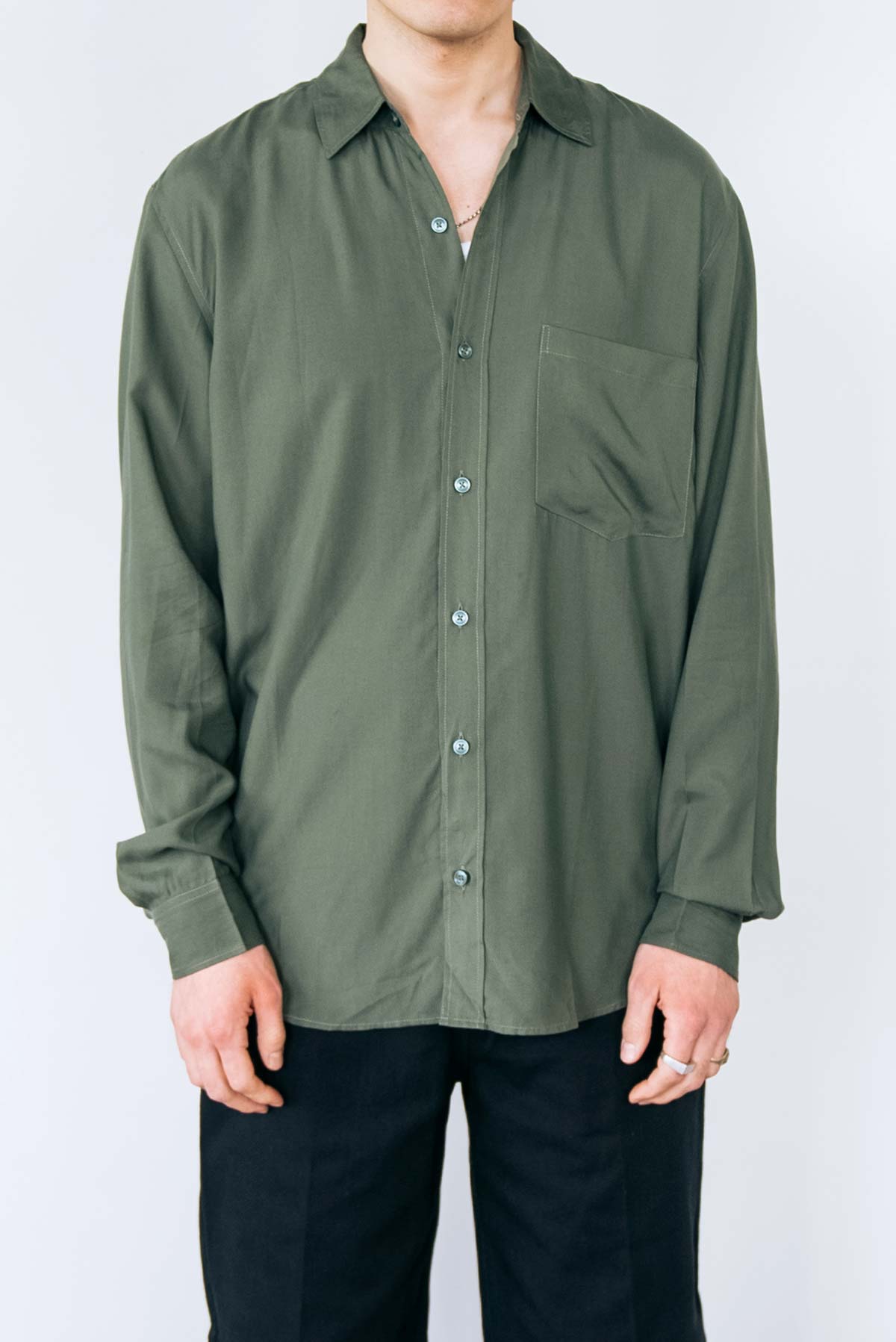 sage Tencel Shirt