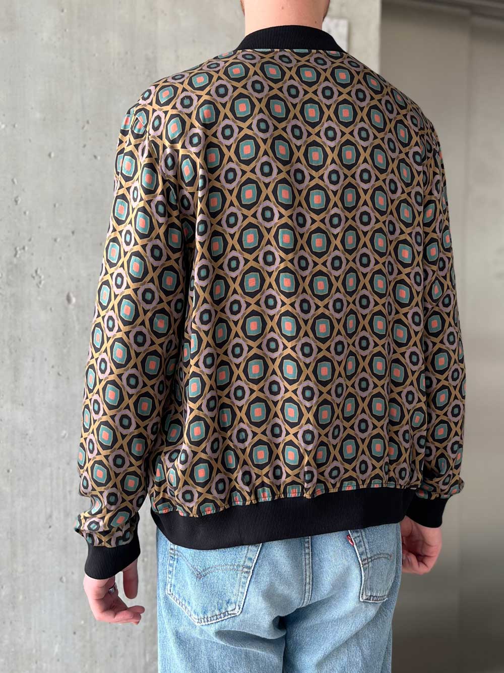 kaleidoscope/black Reversible Bomber