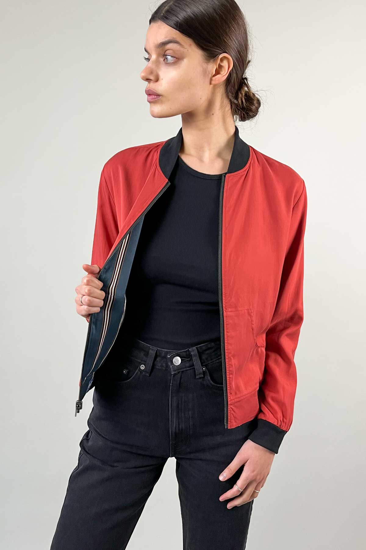 1921/mineral red Reversible Bomber